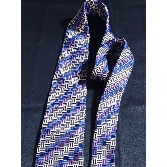 Vintage John W. Nordstrom Mens Woven Silk Tie - Picture 6 of 12